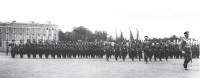 Измайловский полк.  Смотр в Царском селе.