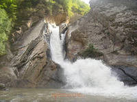 Хучнинский водопад и река Рубас